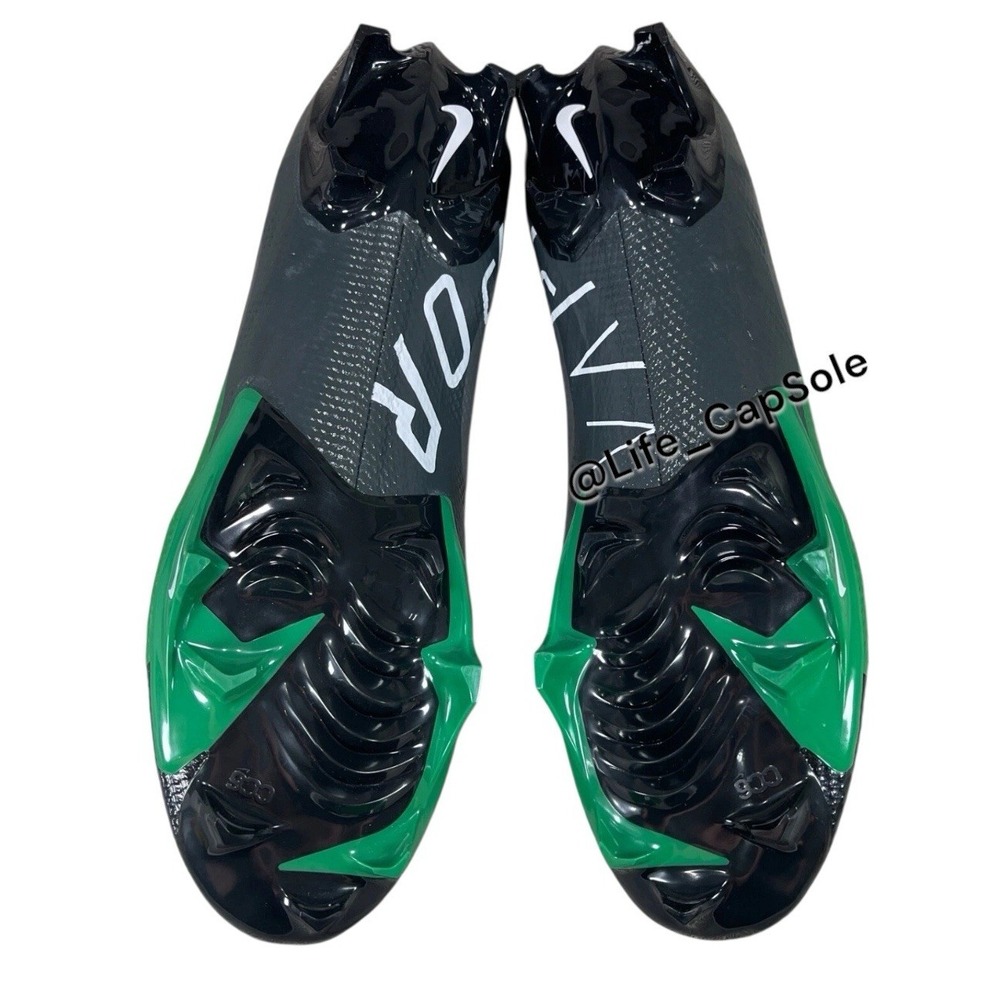 Size 16 Nike Football Cleats Vapor Edge Pro 360 TB Black Pine Green DV0778-005 - Picture 2 of 9
